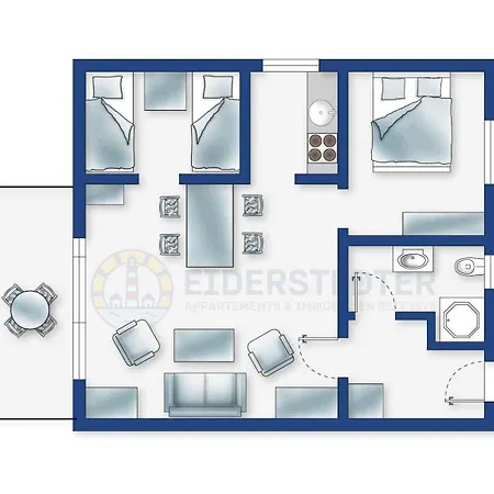 Apartamento 1 Seestern Id 292 Böhl
